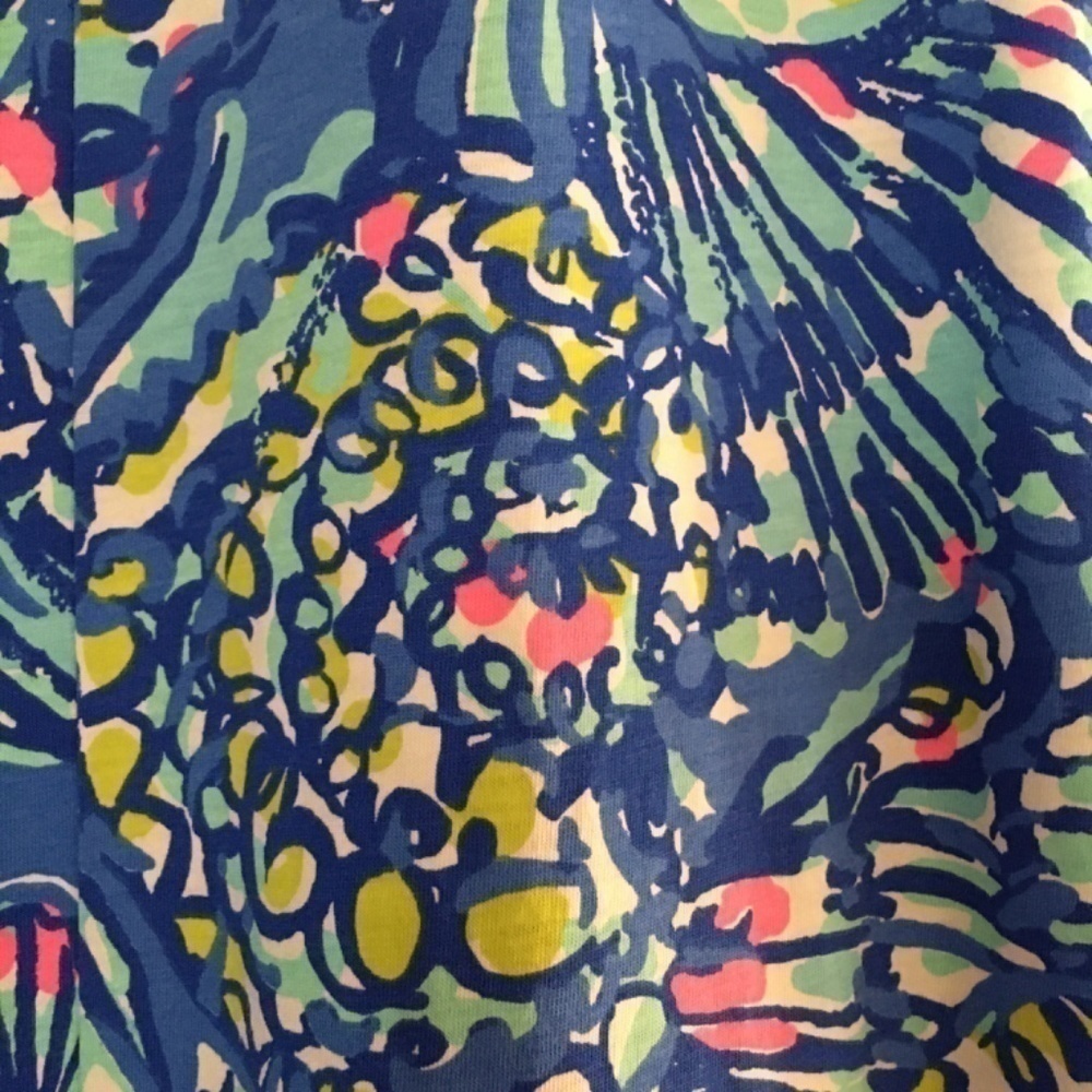 LIKE NEW LILLY PULITZER Sleeveless Mini Dress Size S Pima Cotton - Picture 5 of 5